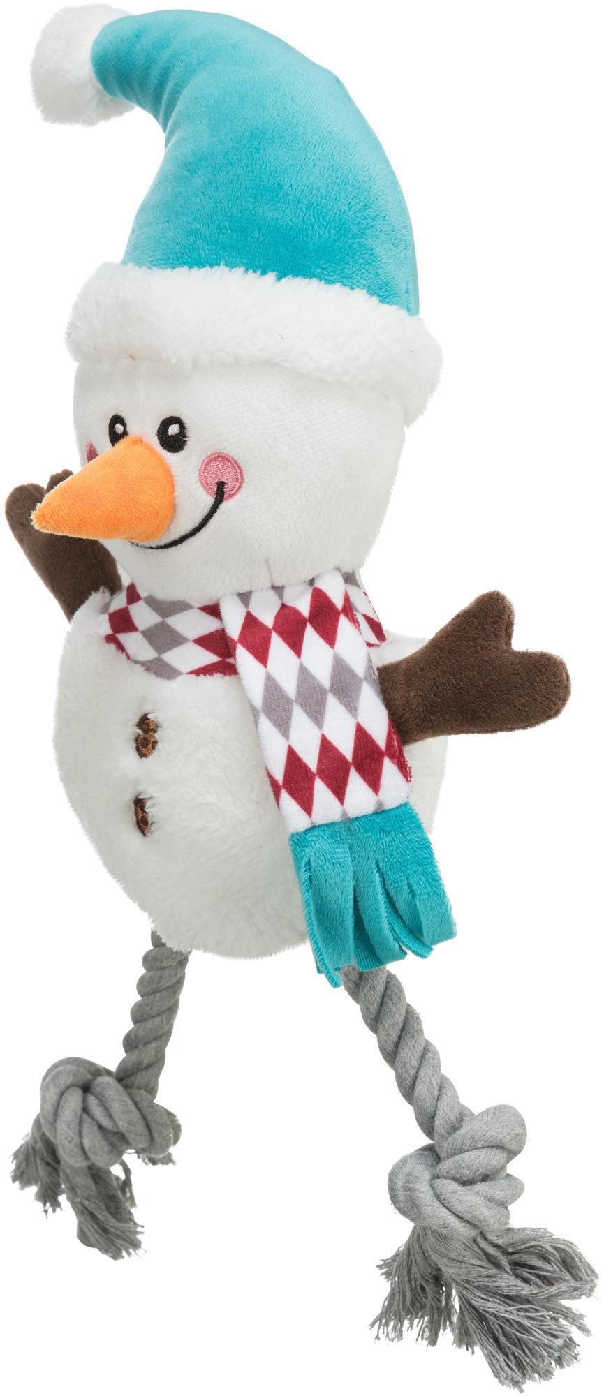 Trixie Xmas snowman, plush/cotton, 41 cm.