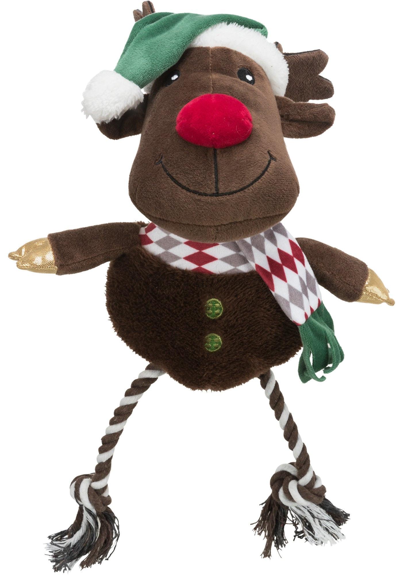 Trixie Xmas reindeer, plush/cotton, 49 cm.