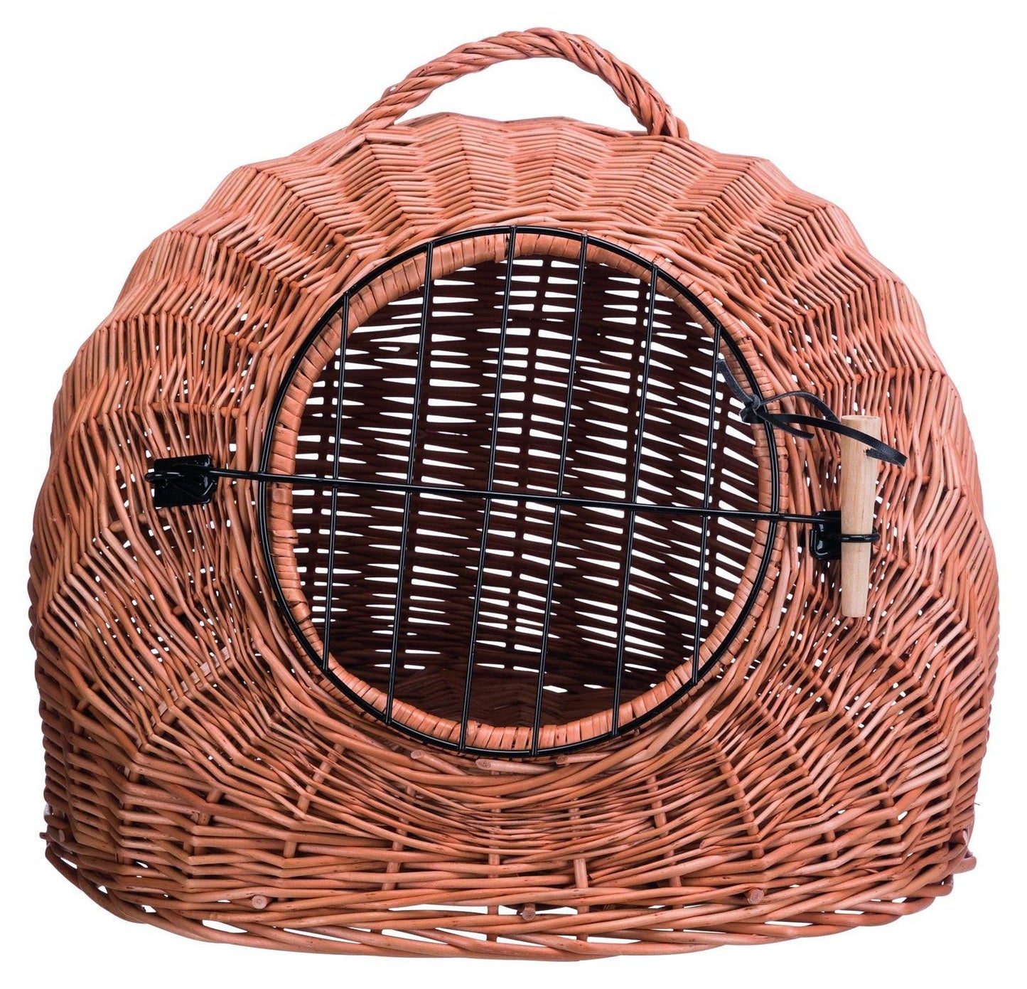 Trixie Wicker cave with bars, diam. 50 cm, brown.