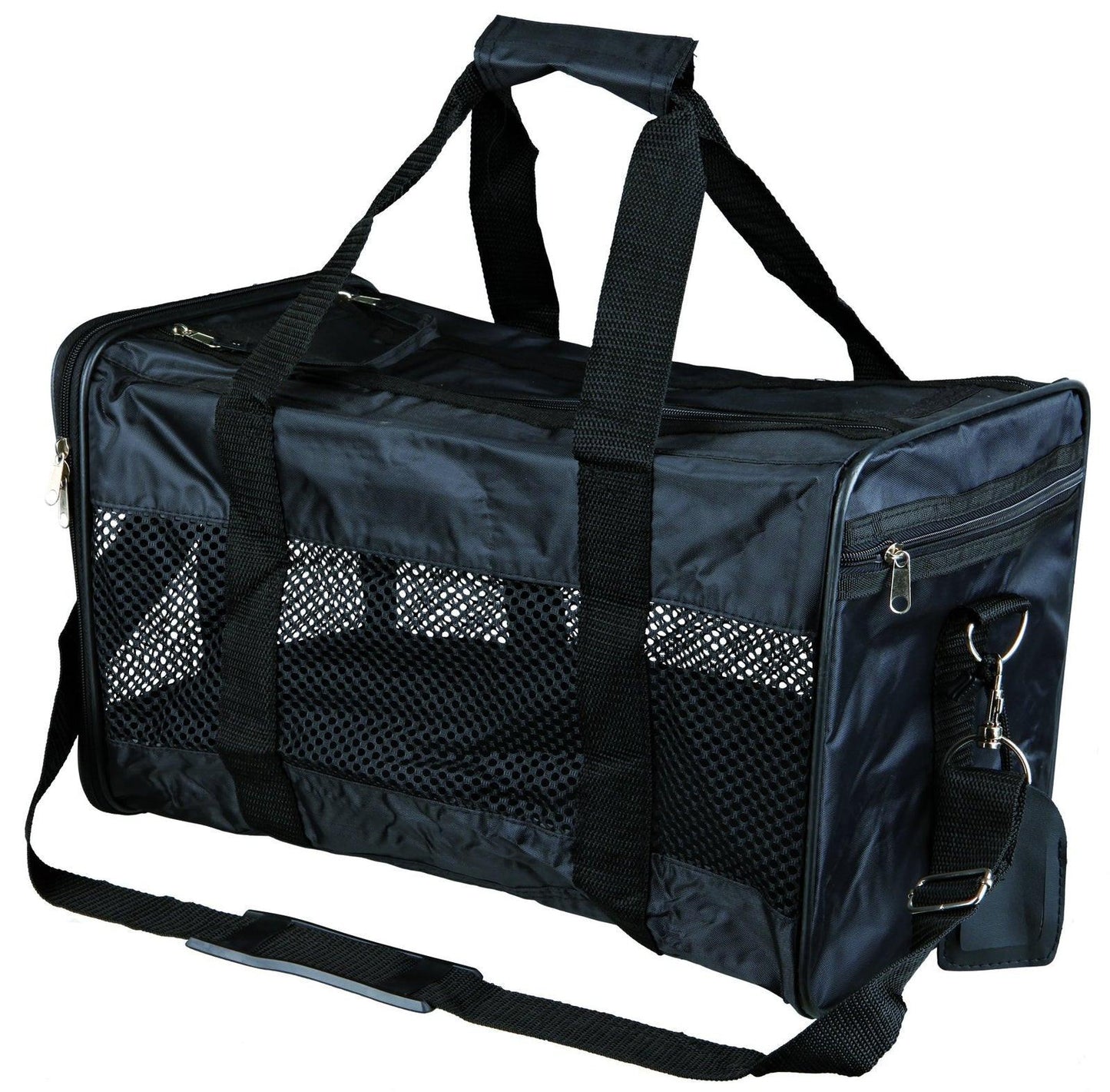 Trixie Ryan carrier, 26 x 27 x 47 cm, black.