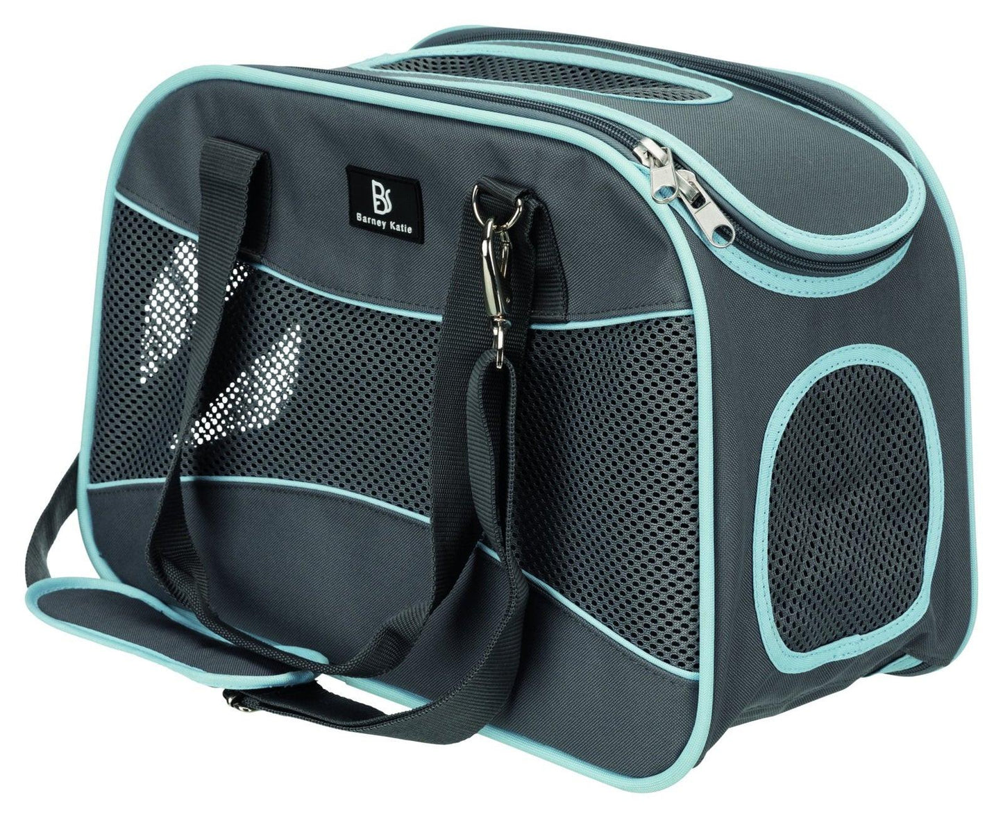 Trixie Alison carrier, 20 x 29 x 43 cm, grey/blue.