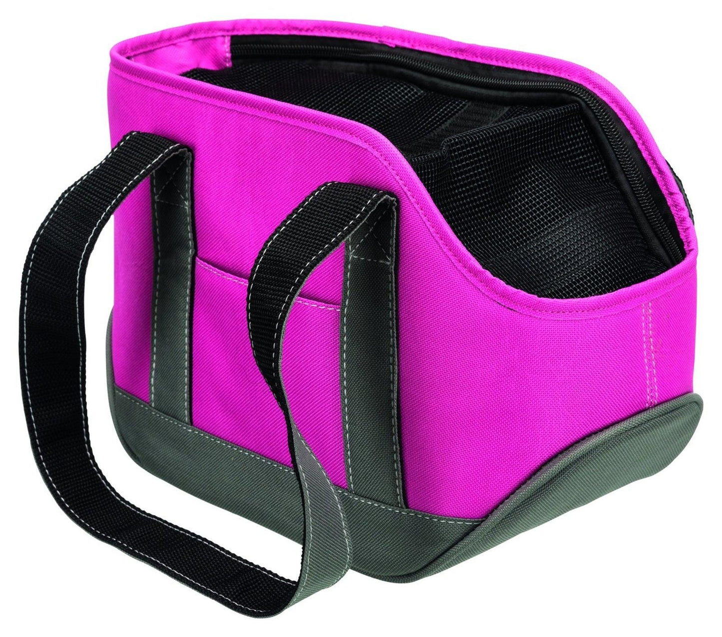 Trixie Alea carrier, S: 16 x 20 x 30 cm, pink/grey.