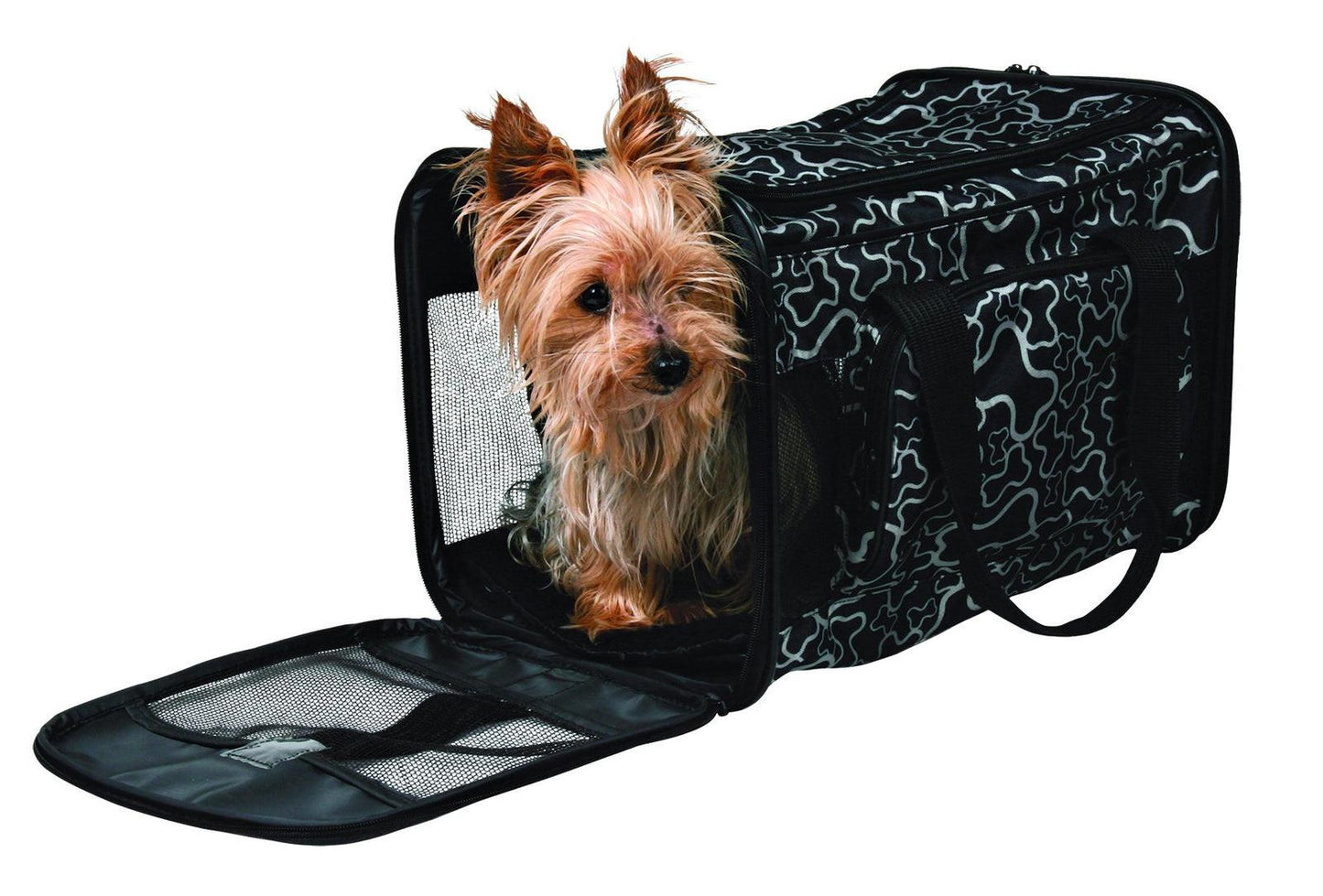 Trixie Adrina carrier, 26 x 27 x 42 cm, black.