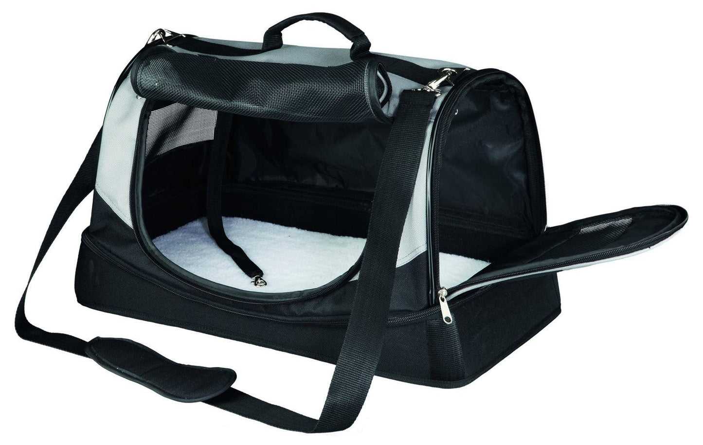 Trixie Holly carrier, 30 x 30 x 50 cm, black/grey.