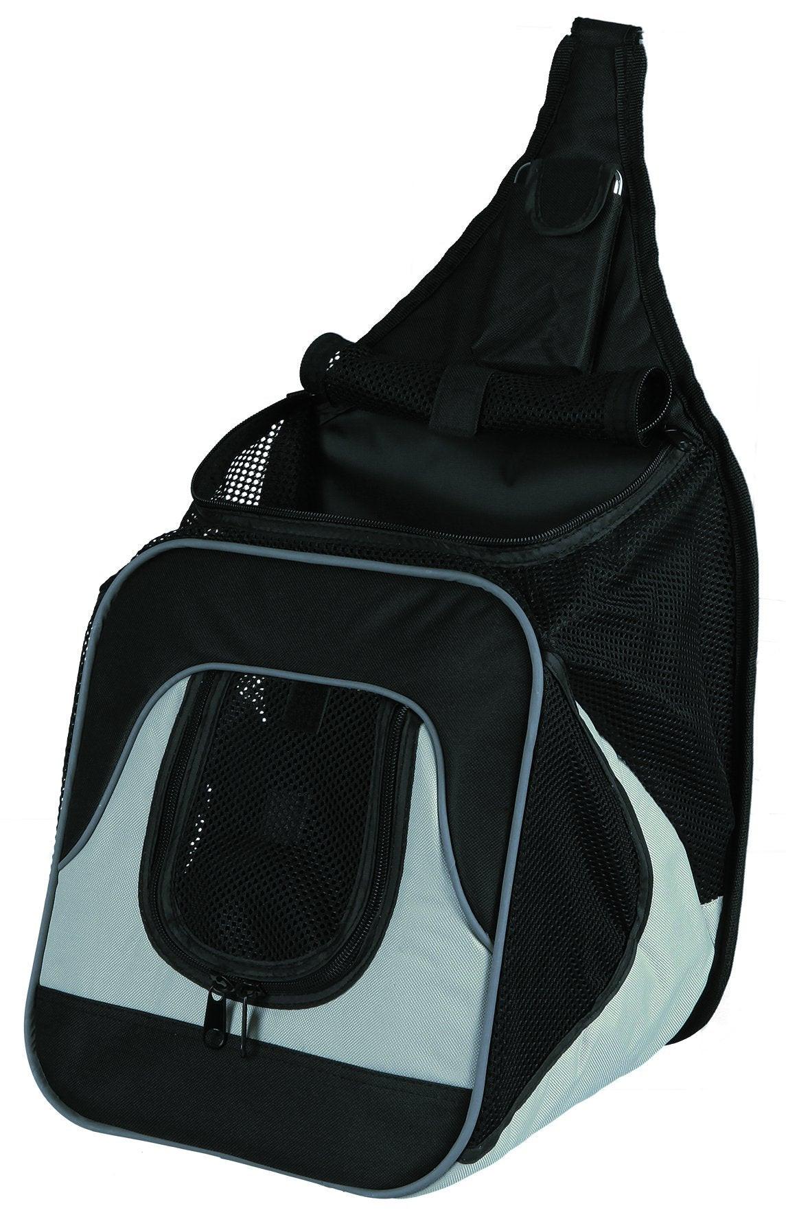 Trixie Savina front carrier, 30 x 33 x 26 cm, black/grey.