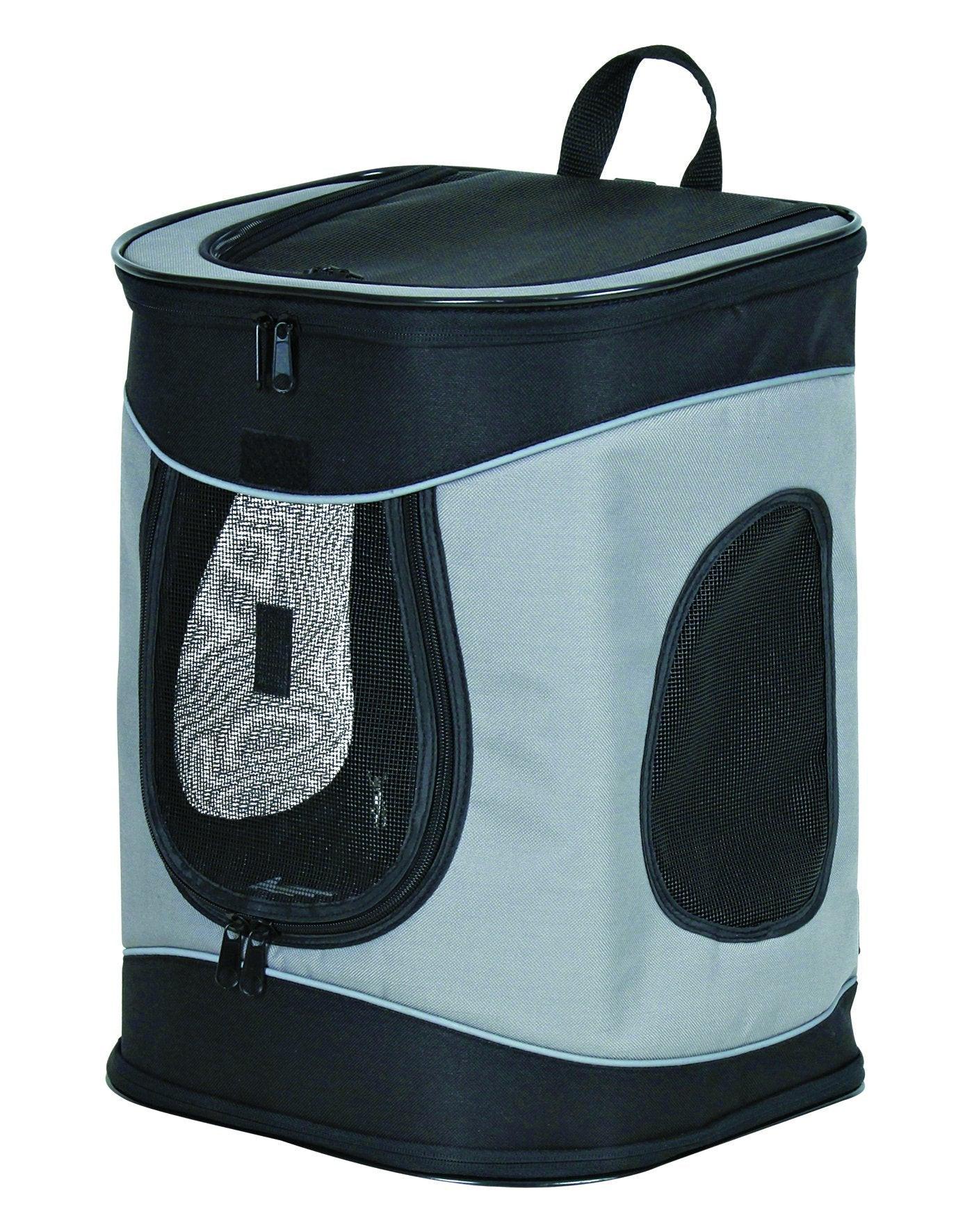 Trixie Timon backpack, 34 x 44 x 30 cm, black/grey.