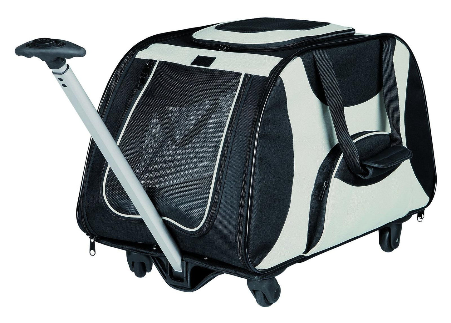 Trixie Trolley, 34 x 43 x 67 cm, black/grey.