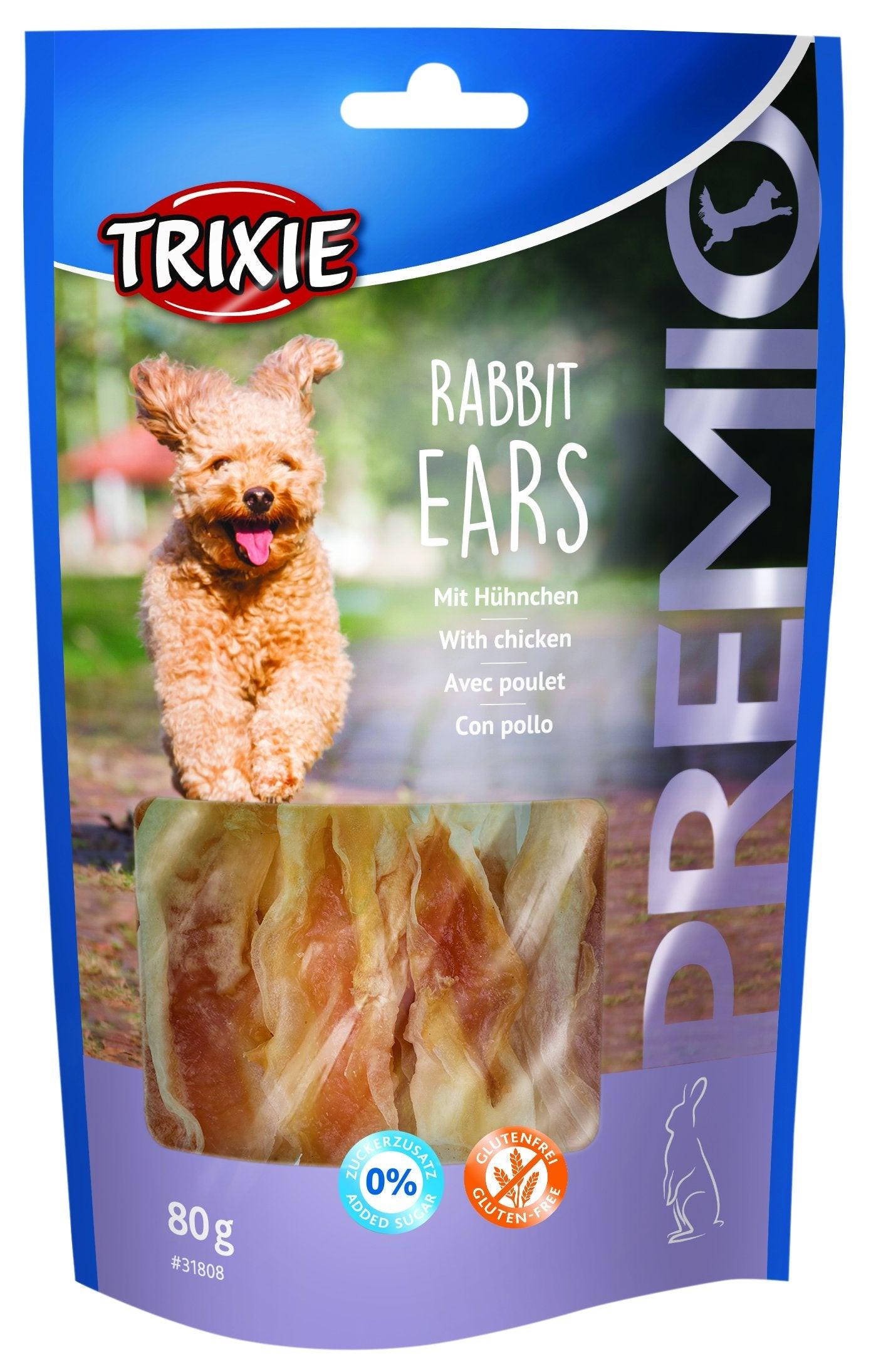 Trixie PREMIO Rabbit Ears, 80 g.