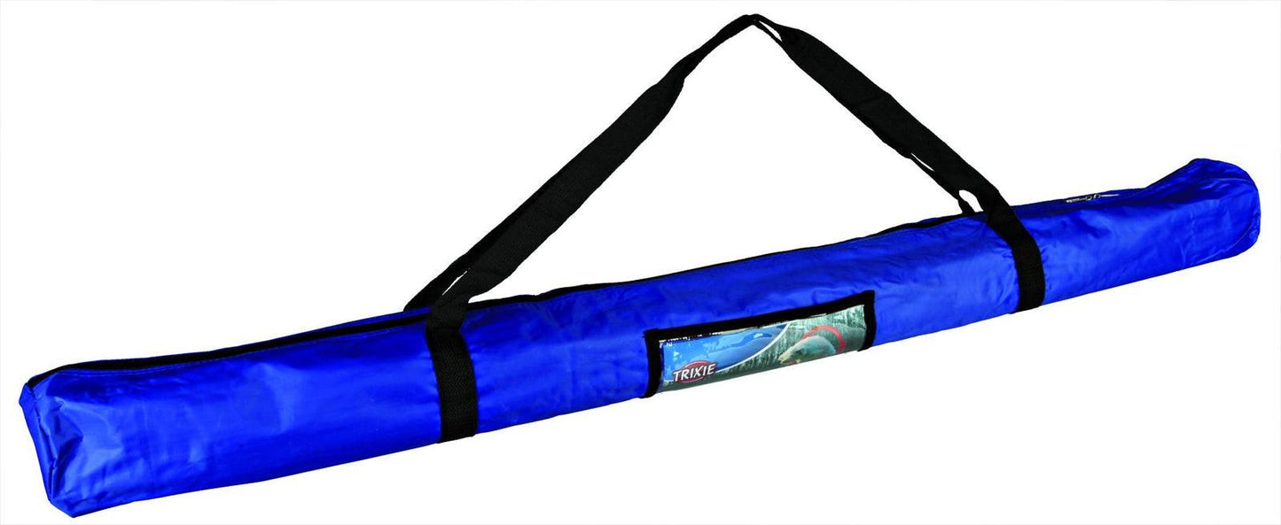 Trixie Dog Activity Agility ring, plastic, 115 x diam. 3 cm, diam. 65 cm, blue/orange.