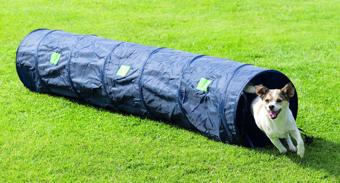 Trixie Dog Activity Agility tunnel, diam. 40 cm/2 m, blue.