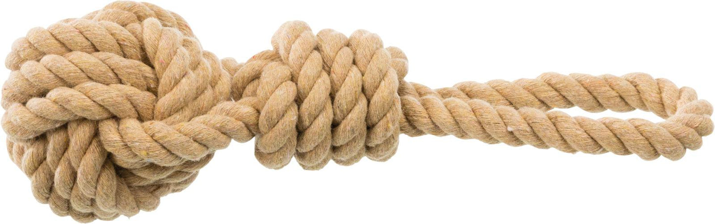 Trixie BE NORDIC playing rope with woven-in ball, diam. 7 x 20 cm.