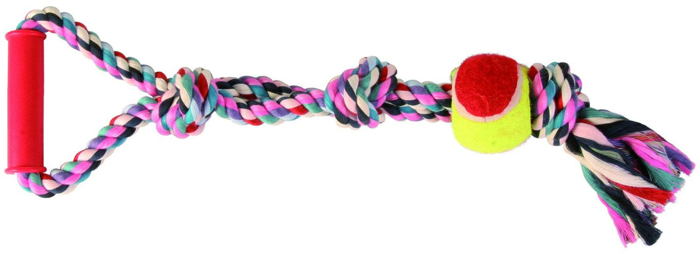 Trixie Tennis ball on a rope, tugger, diam. 6 cm/50 cm.