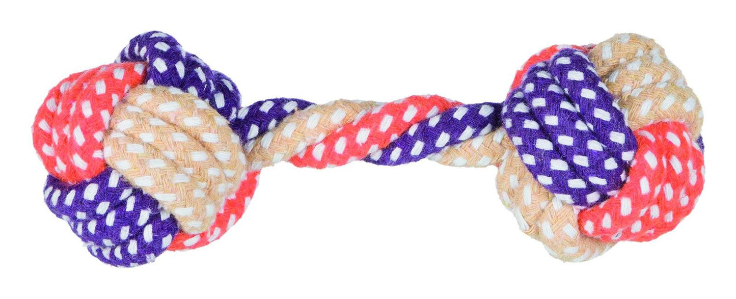 Trixie Junior dumbbell, rope, 15 cm.