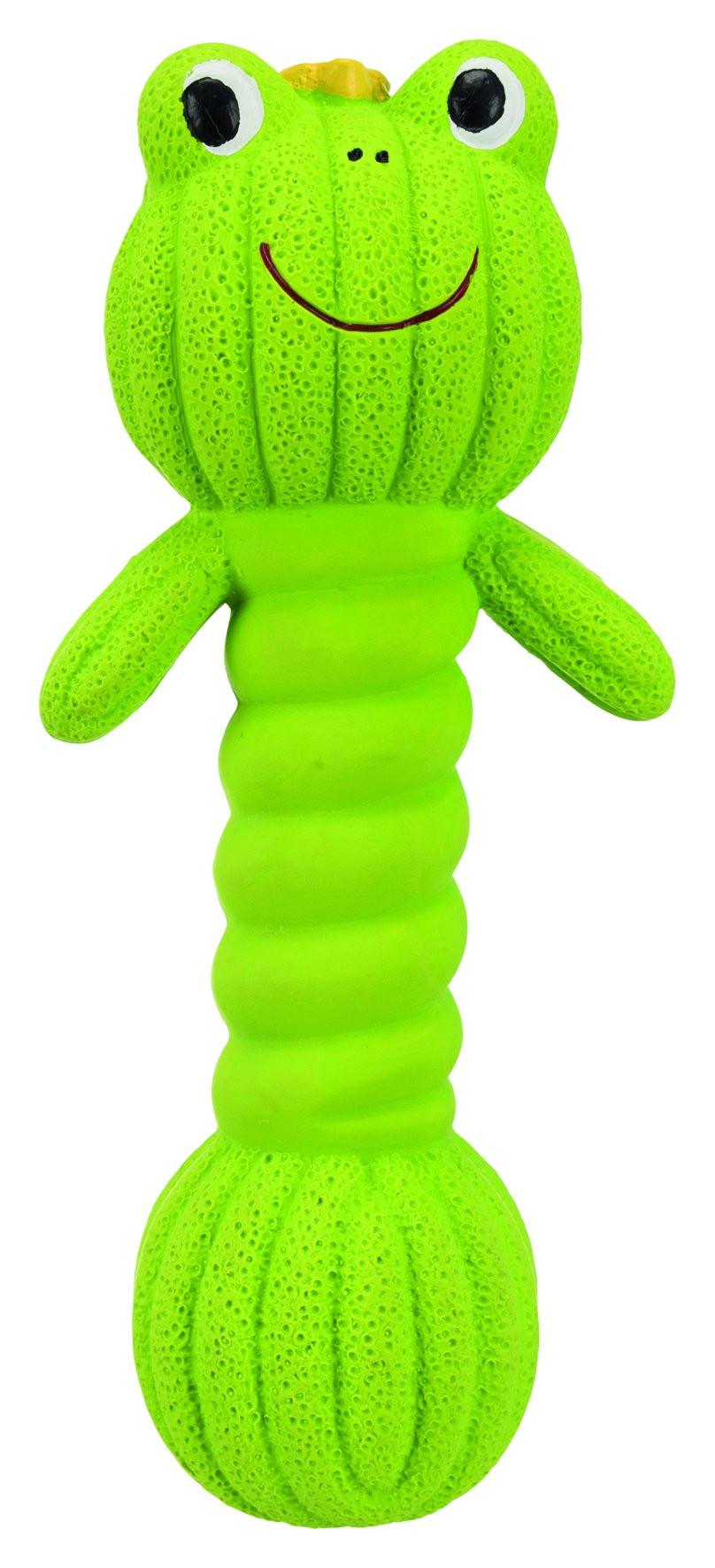 Trixie Dumpbell frog, latex, 18 cm.