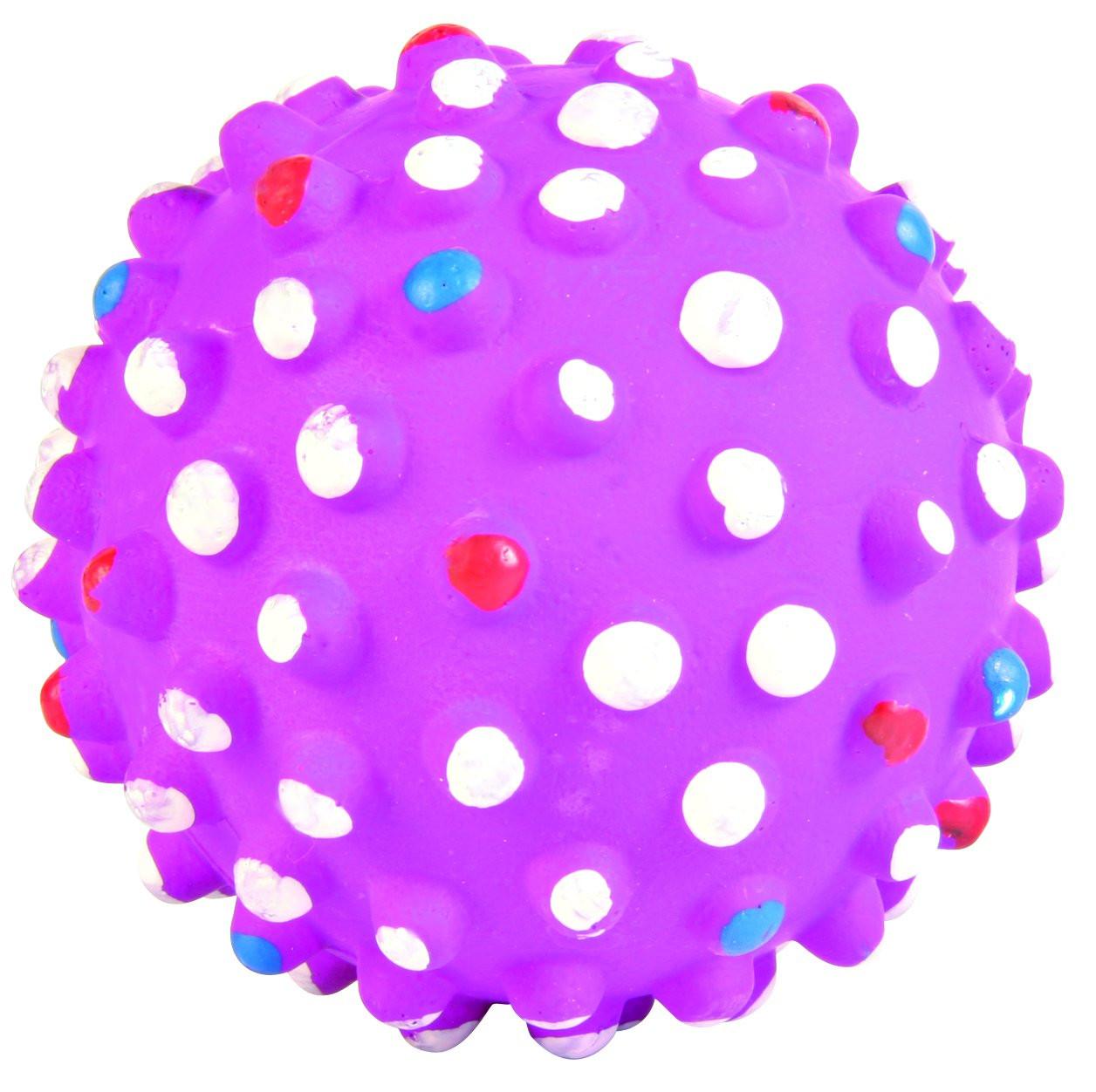 Trixie 18 neon hedgehog balls, foam rubber, diam. 7 cm.