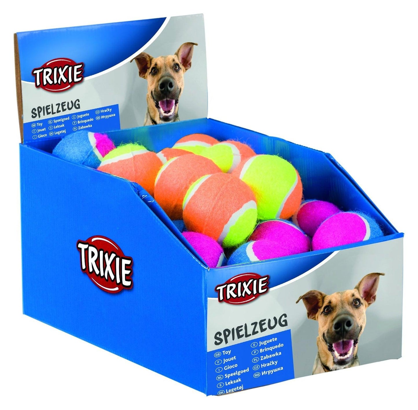 Trixie 39 tennis balls, diam. 6 cm.