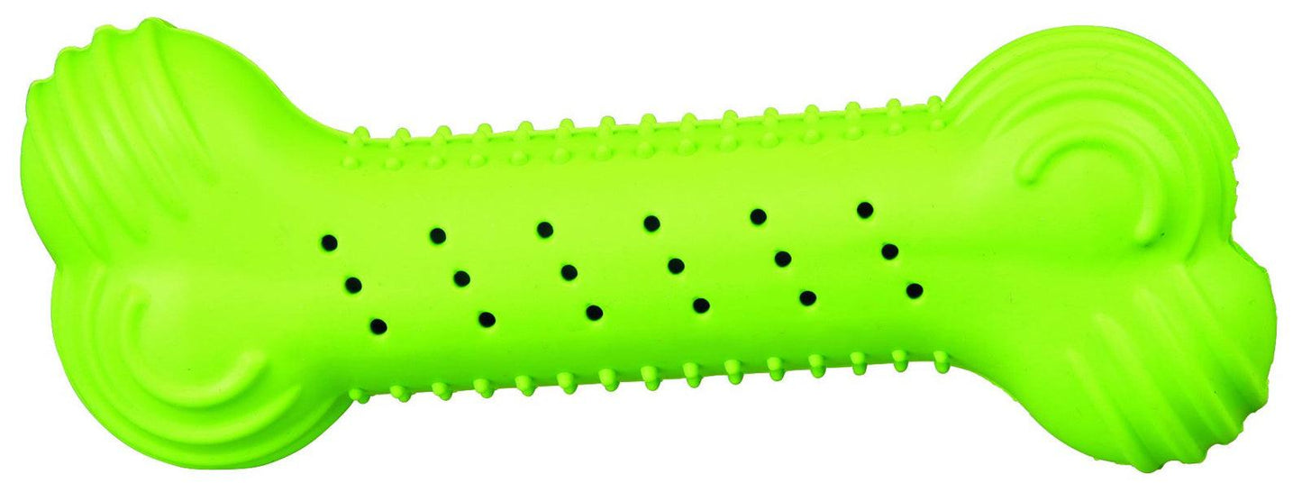 Trixie Rustling bone, natural rubber, 18 cm.