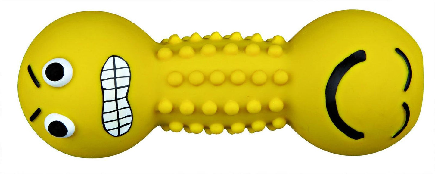 Trixie Smiley dumbbell, latex, 19 cm.