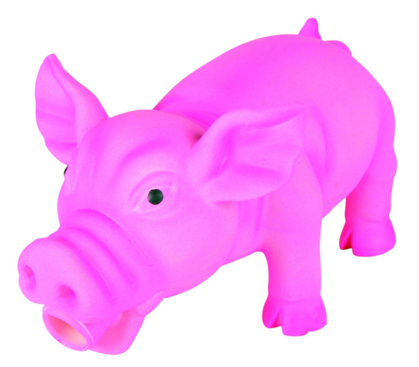 Trixie Pig, original animal sound, latex, 17 cm.