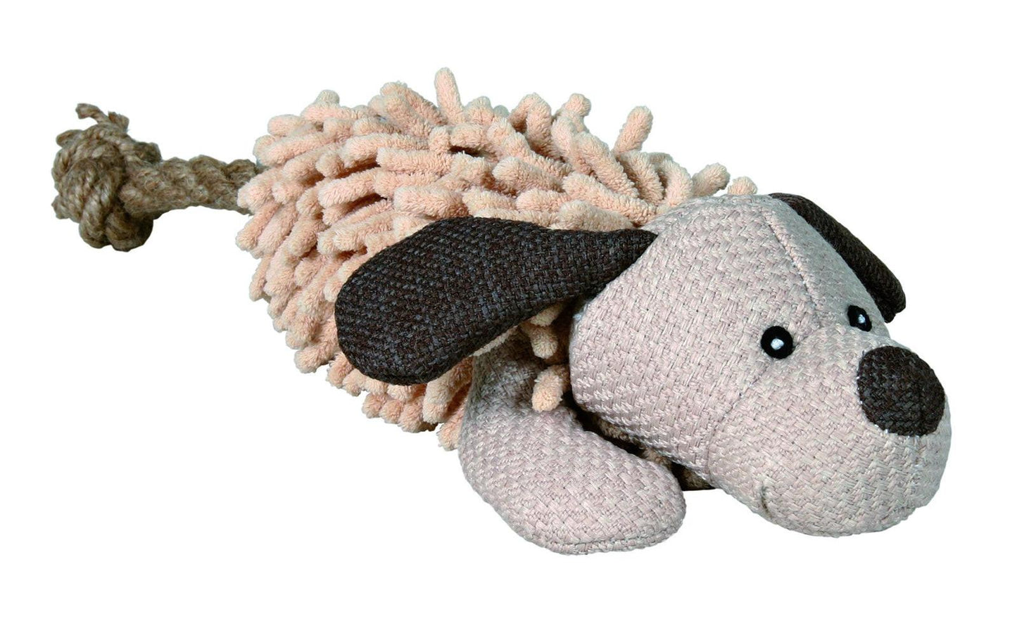 Trixie Dog with rope, fabric/plush, 30 cm.