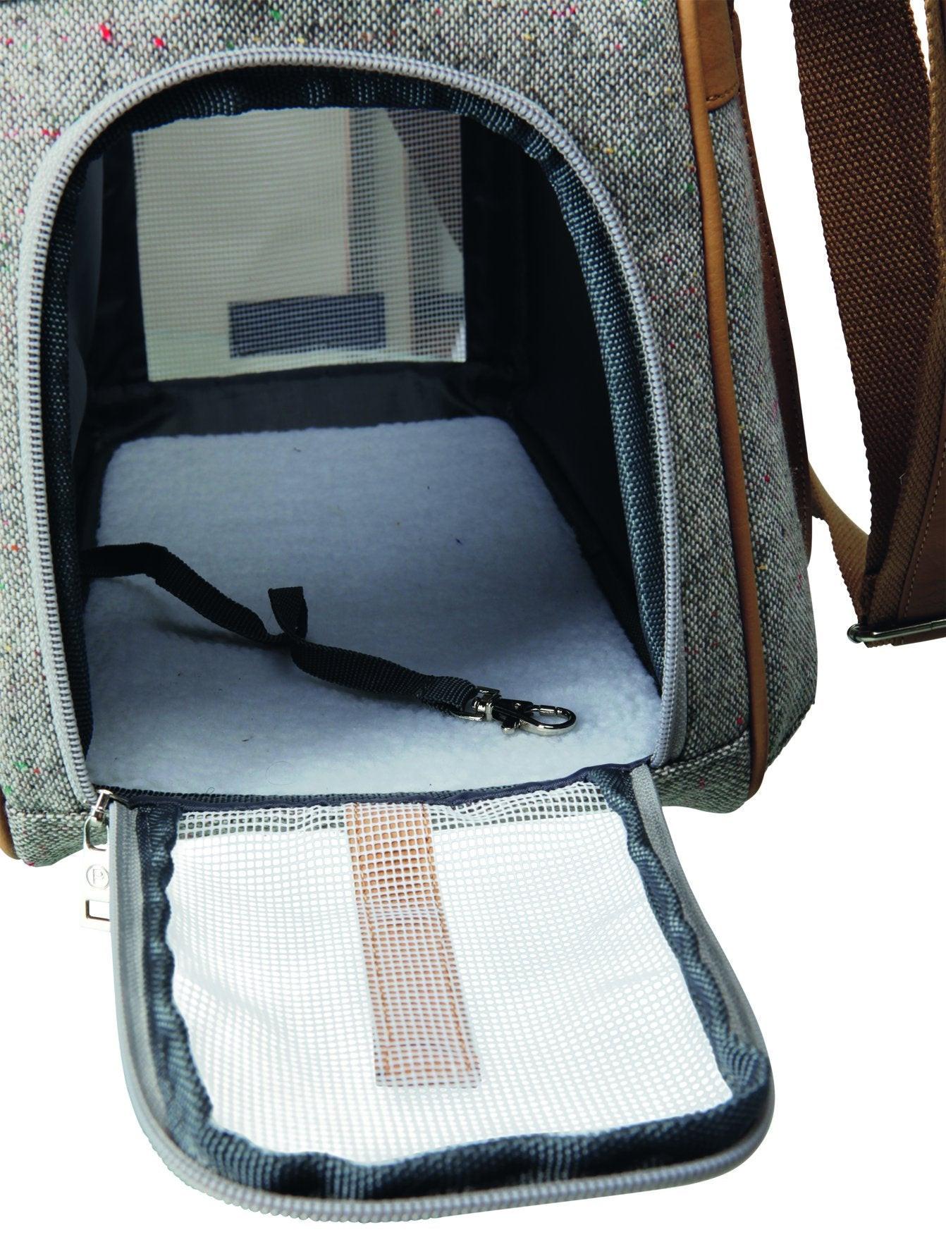 Trixie Helen carrier, 19 x 28 x 40 cm, grey.