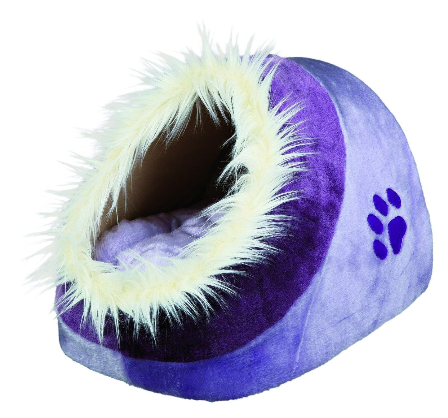 Trixie Minou cuddly cave, 35 x 26 x 41 cm, lila/violett.