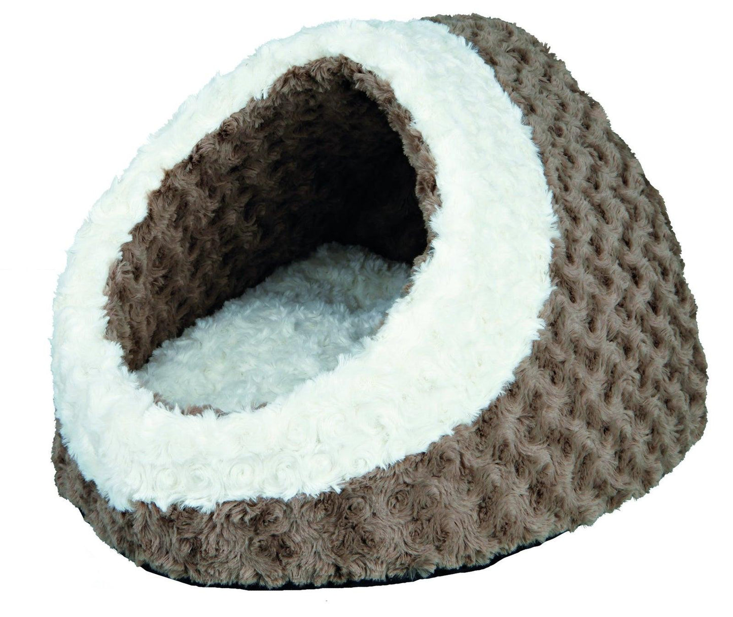 Trixie Kaline cuddly cave, 35 x 26 x 41 cm, taupe/cream.
