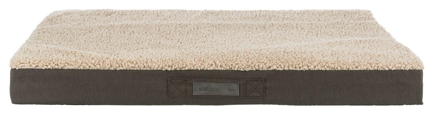 Trixie Bendson vital cushion, 120 x 72 cm, dark brown/beige.