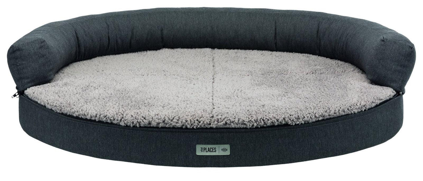 Trixie Bendson vital sofa, 100 x 80 cm, dark grey/light grey.
