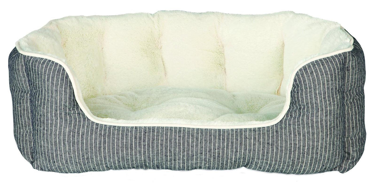 Trixie Davin bed, 60 x 45 cm, grey/creme.