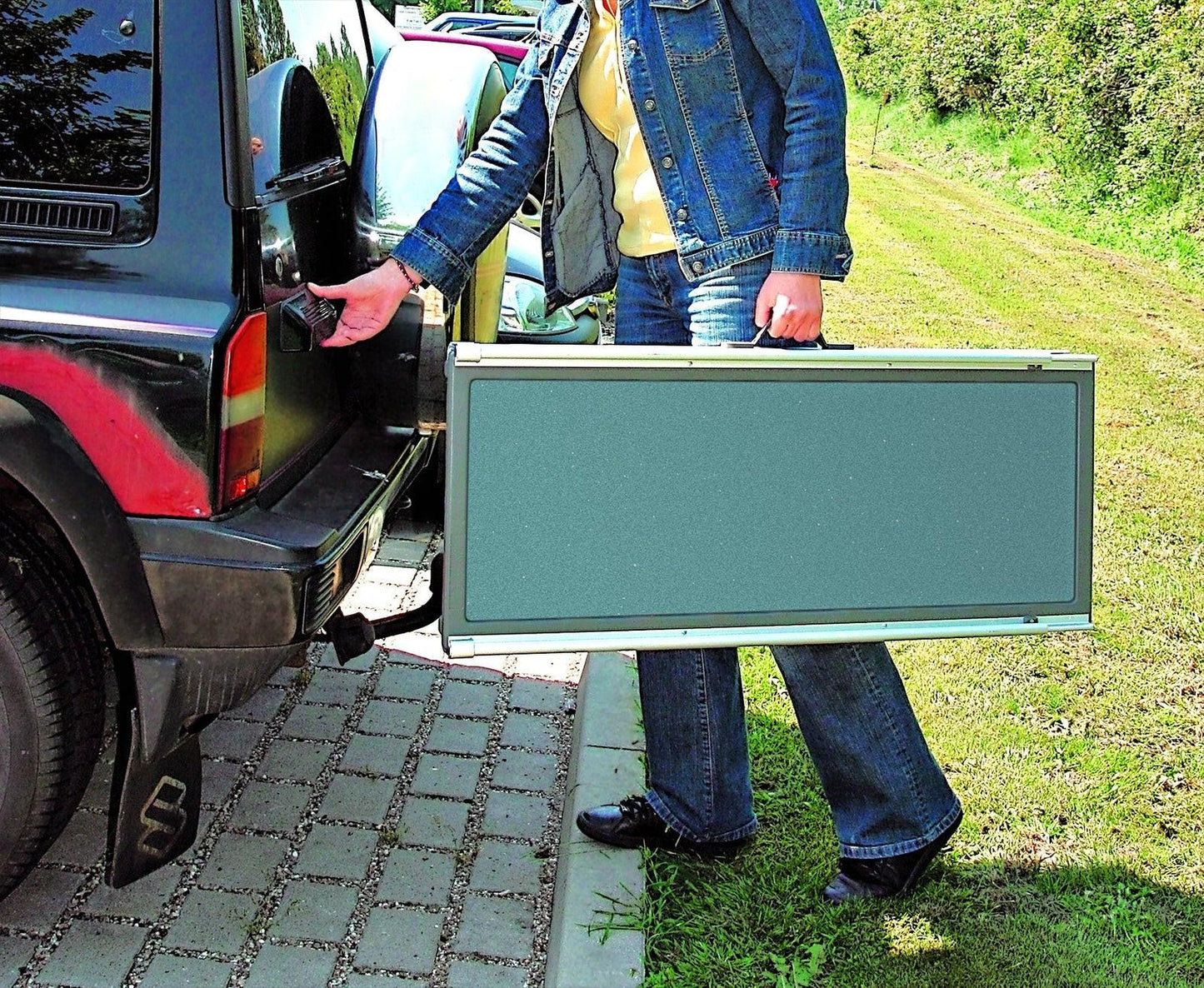 Trixie Petwalk telescope ramp, 43 x 100-180 cm, 5.8 kg, grey.