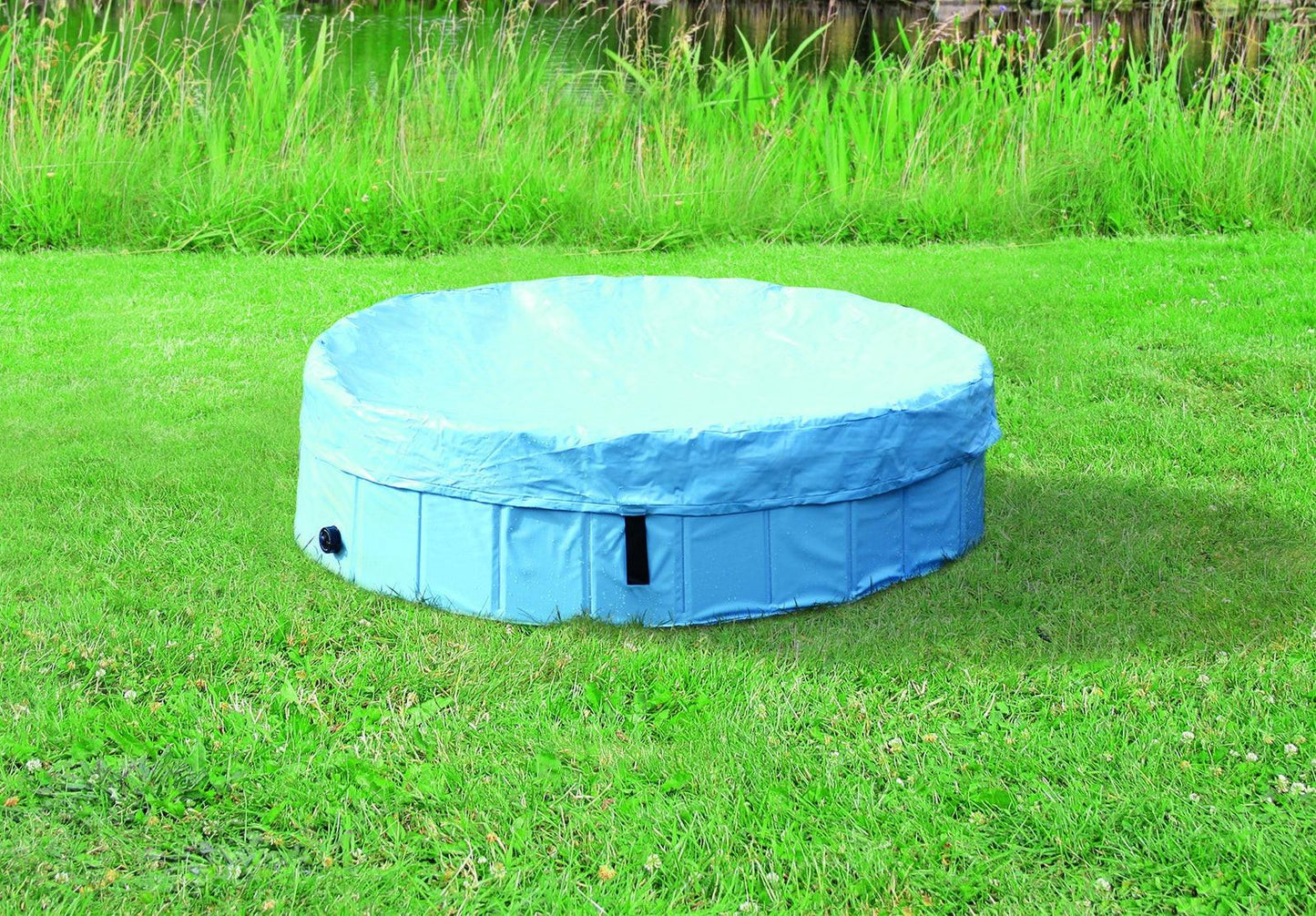 Trixie Cover for dog pool # 39482, diam. 120 cm, light blue.