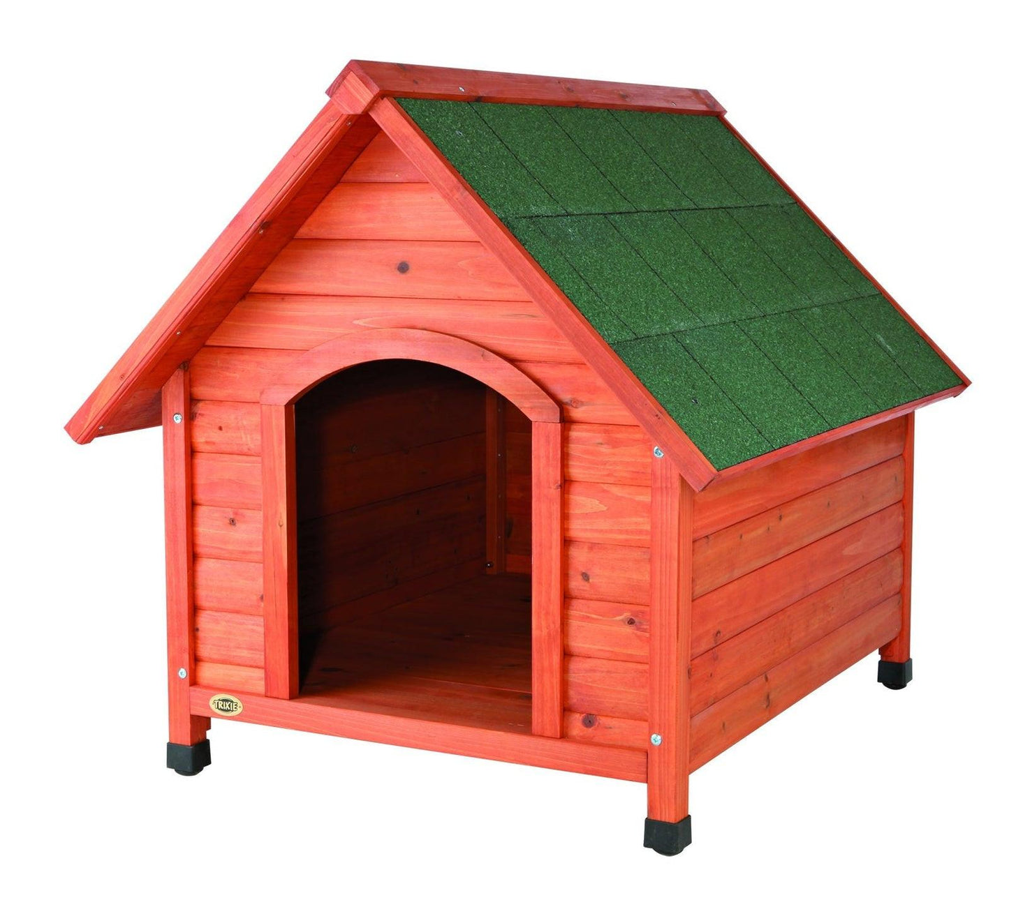 Trixie natura dog kennel with saddle roof, M-L: 83 x 87 x 101 cm, tan.