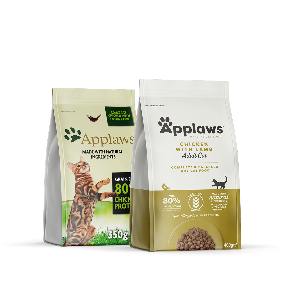 Applaws Chicken with Lamb Adult Dry Cat Food 400g