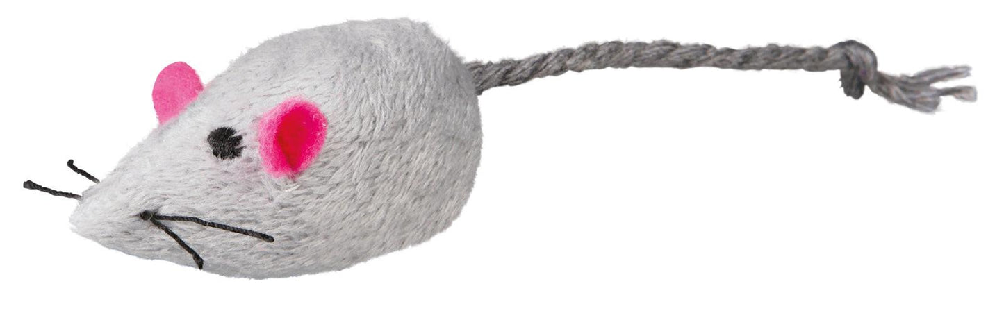 Trixie 160 plush mice, 5 cm.