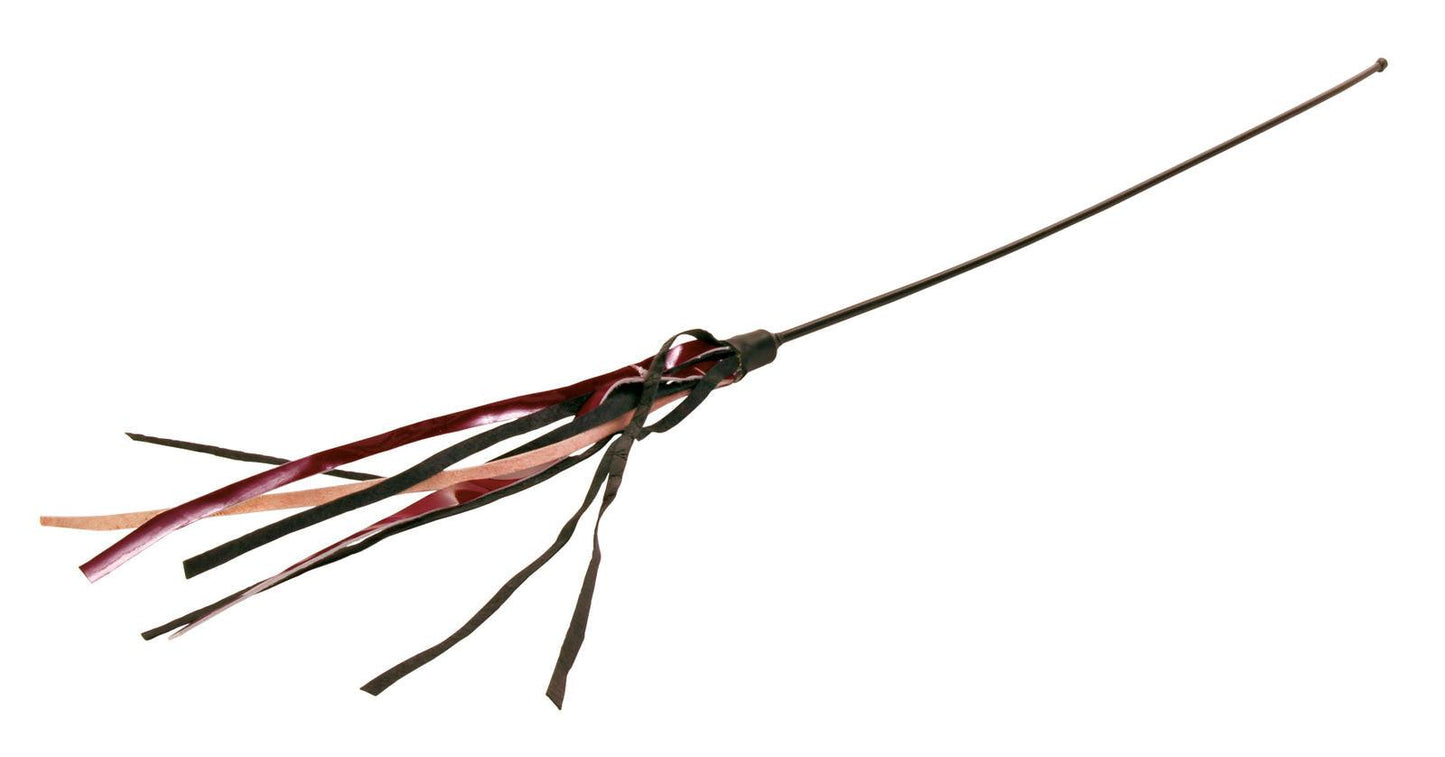Trixie Playing rod with leather straps, 65 cm.