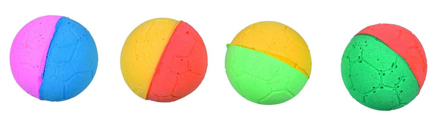 Trixie Soft balls, foam rubber, diam. 4.3 cm, 4 pcs..