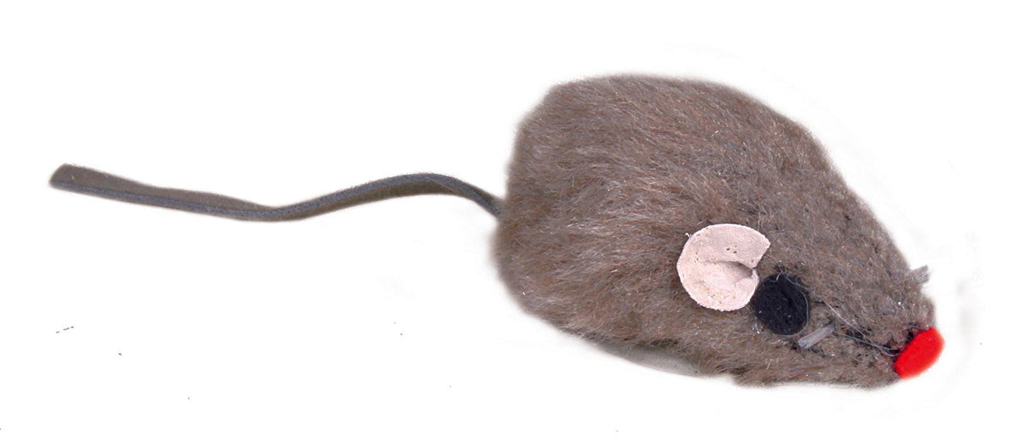 Trixie 160 plush mice with bell, 5 cm.