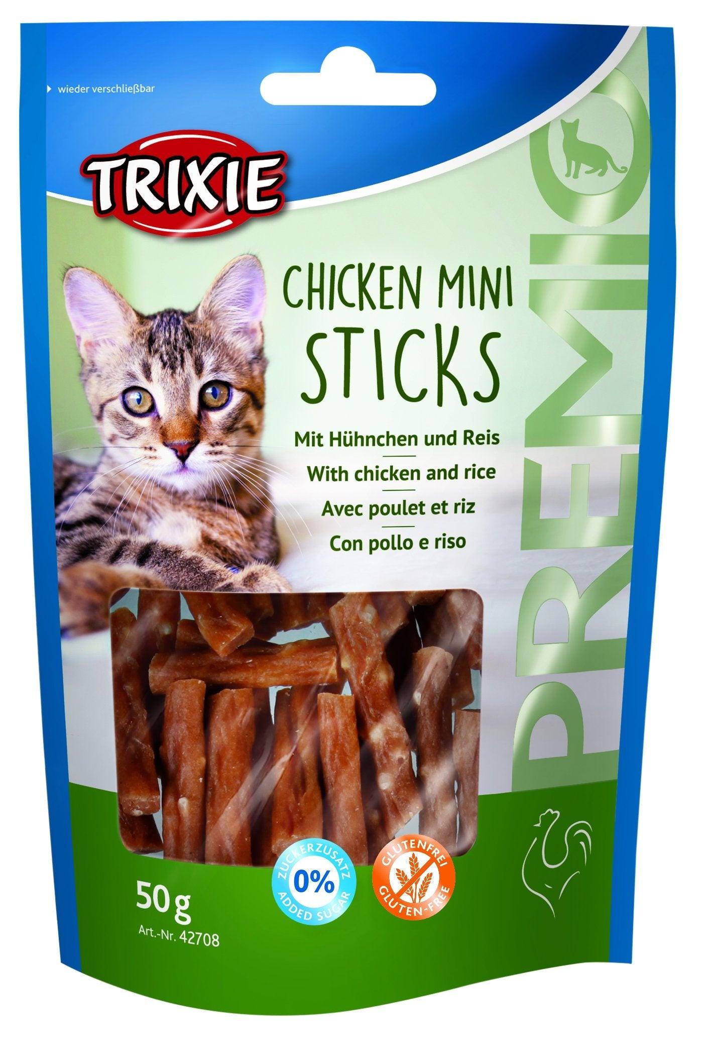 Trixie PREMIO Mini Sticks, chicken/rice, 50 g.