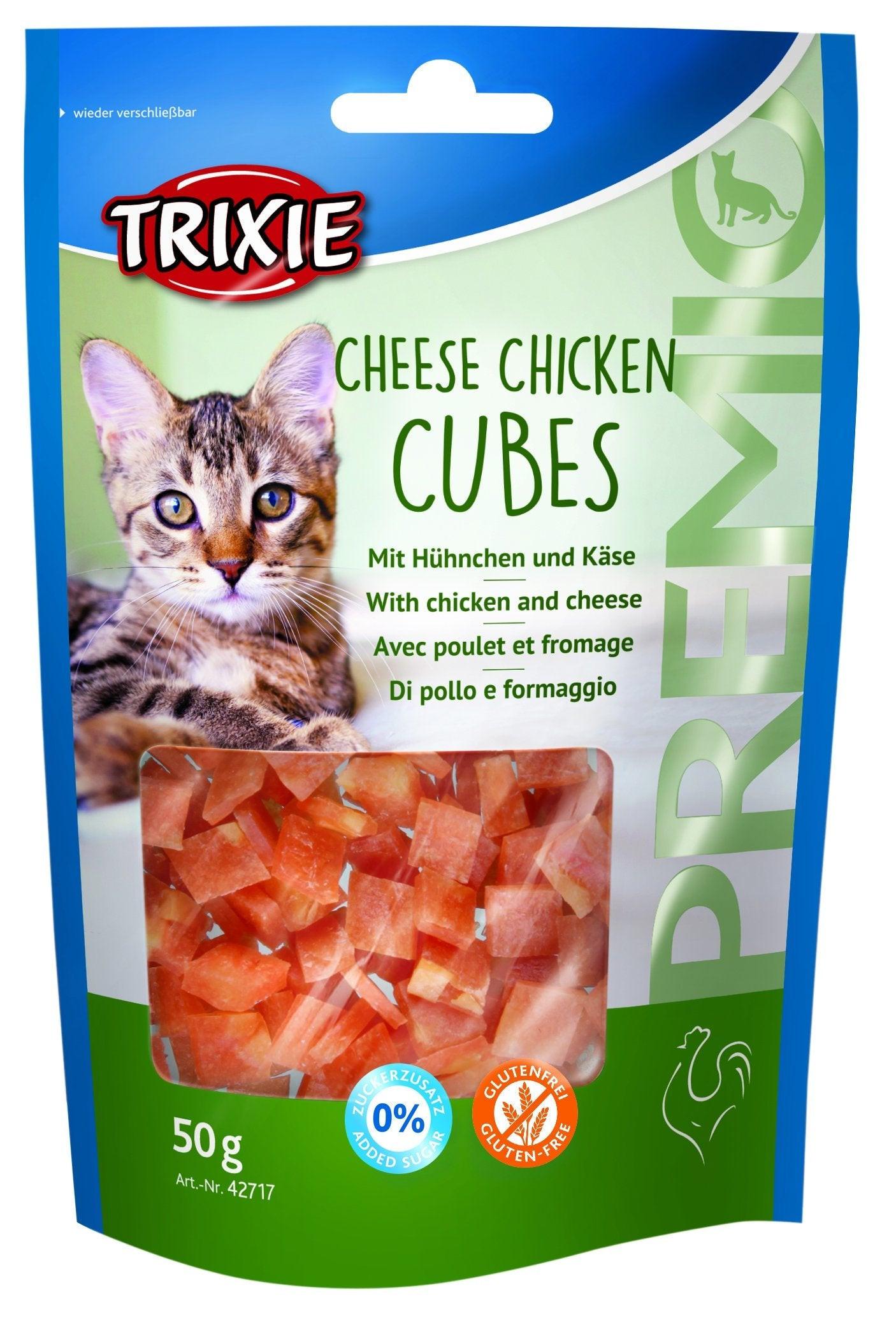 Trixie PREMIO Cheese Chicken Cubes, 50 g.
