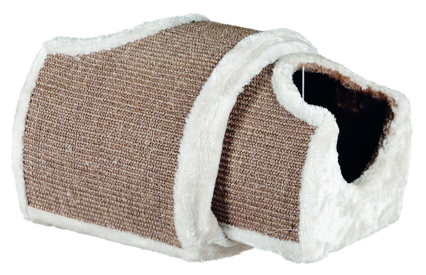 Trixie Scratching tunnel, 110 x 30 x 38 cm, light grey/brown/taupe.