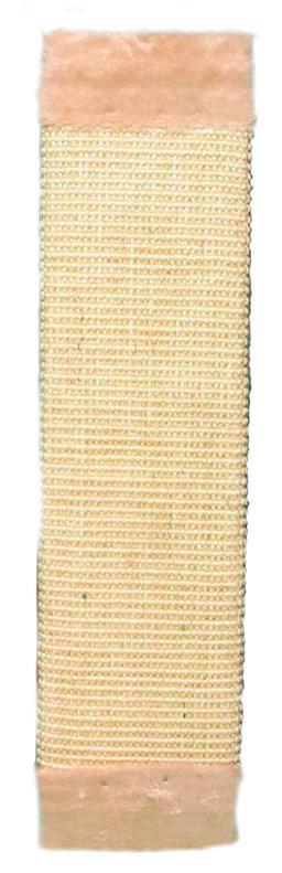 Trixie Scratching board with plush, 15 x 62 cm, natural/beige.