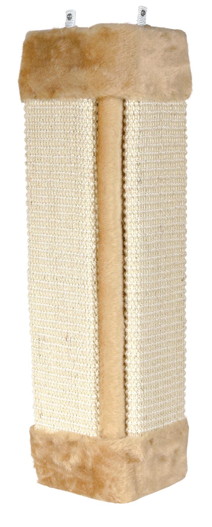 Trixie Scratching board for corners, 23 x 49 cm, natural/beige.