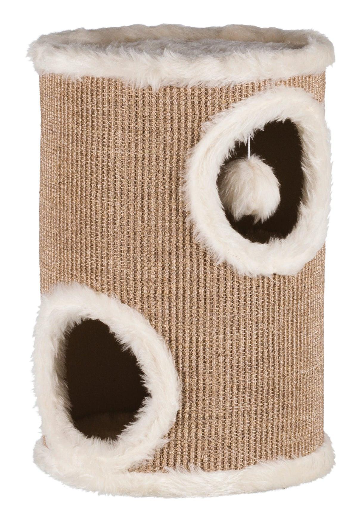 Trixie Edoardo Cat Tower, 50 cm, taupe/cream.