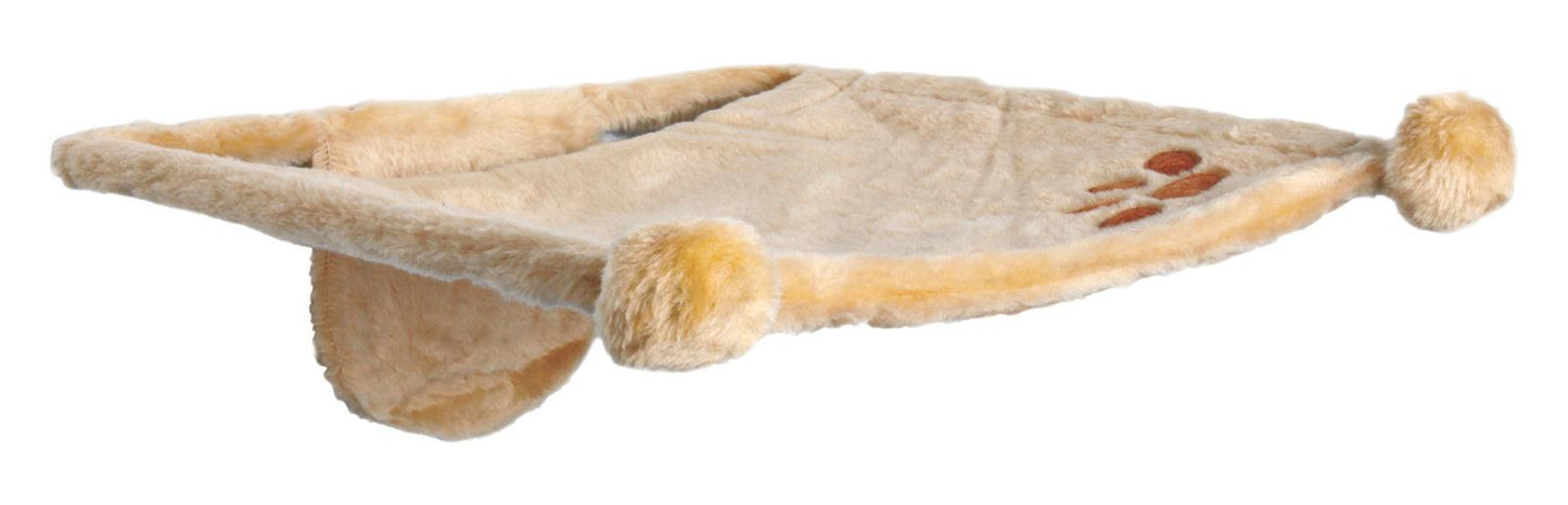 Trixie Hammock for walls, 42 x 41 cm, beige.