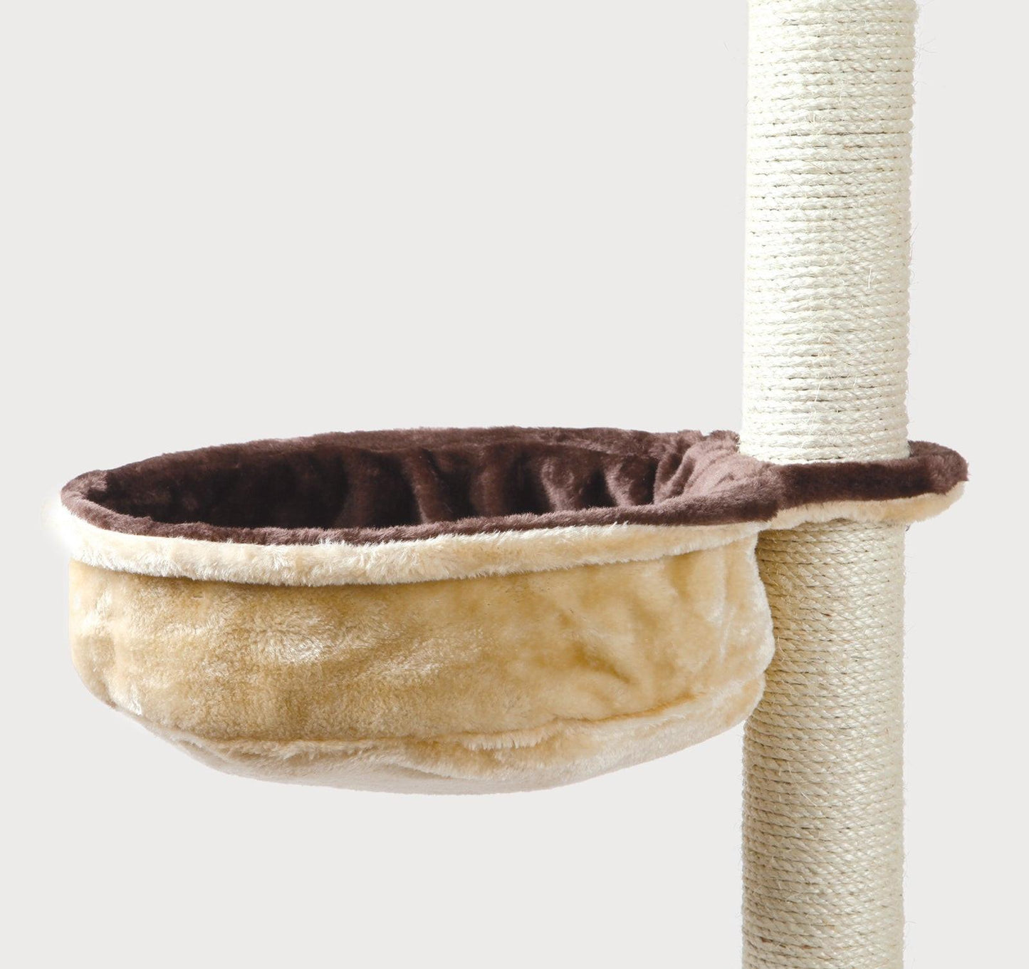 Trixie Cuddly bag for scratching post, metal frame, diam. 38 cm, beige/brown.