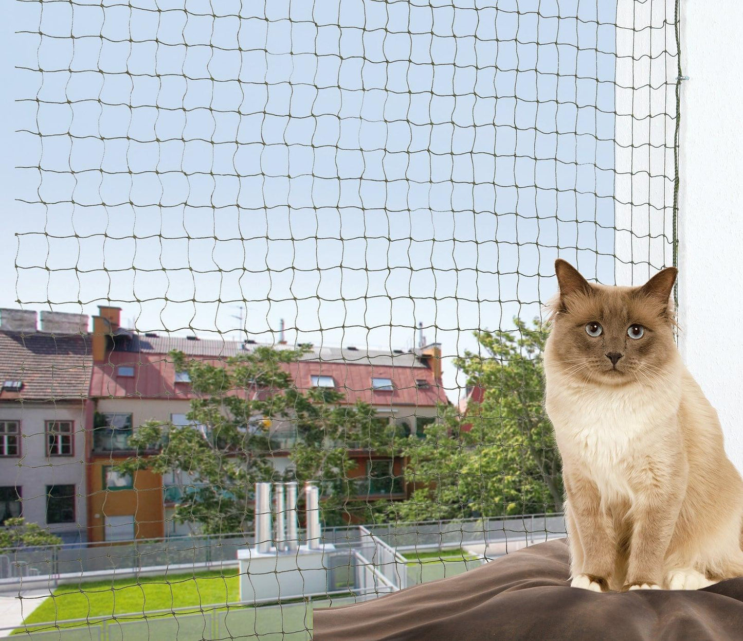 Trixie Protective net, reinforced, 2 x 1.5 m, olive green.