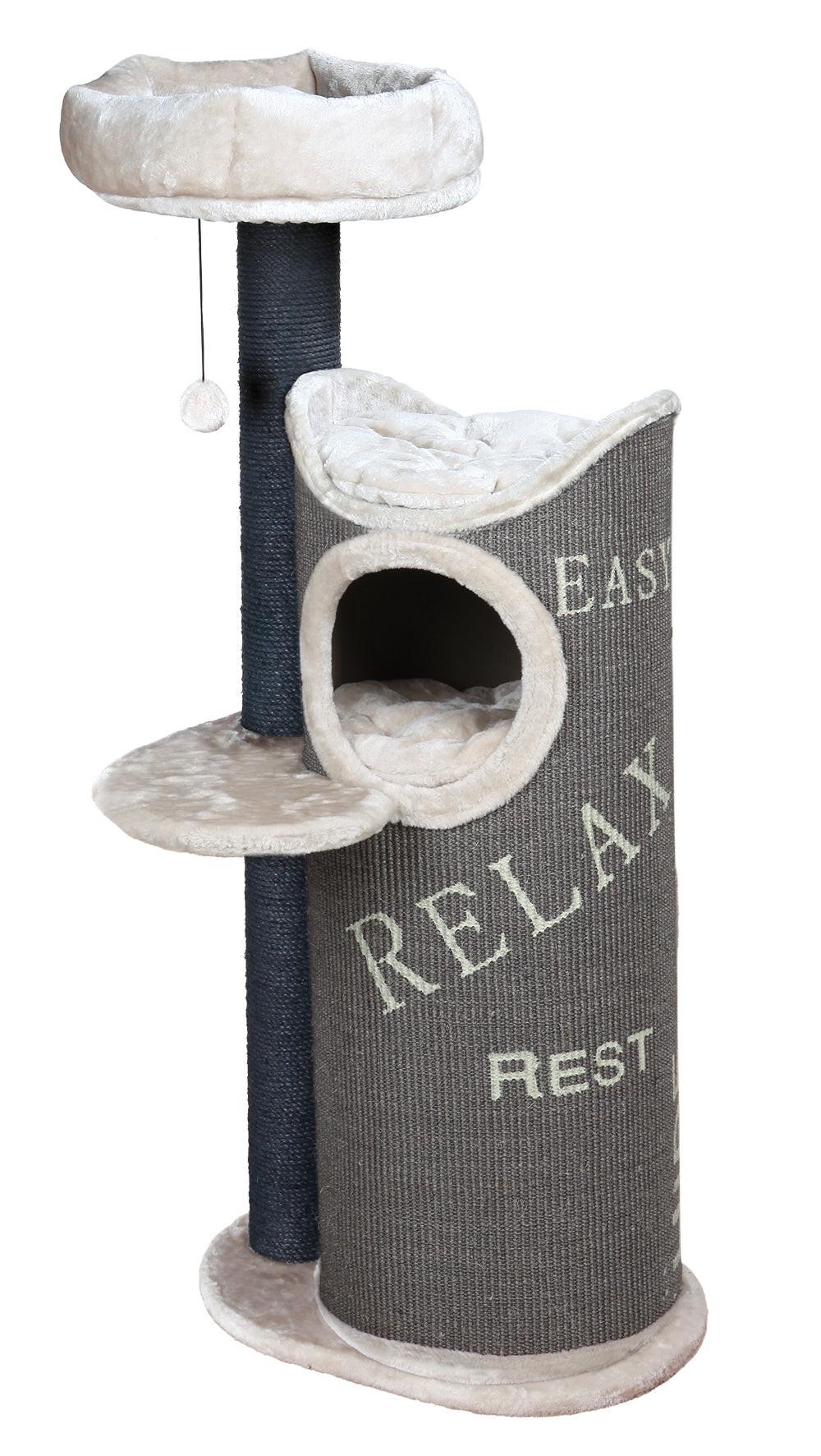 Trixie Juana scratching post, 134 cm, grey/cream.
