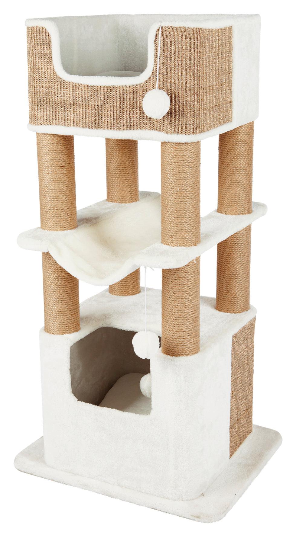 Trixie Lucano scratching post, 110 cm, white/taupe.