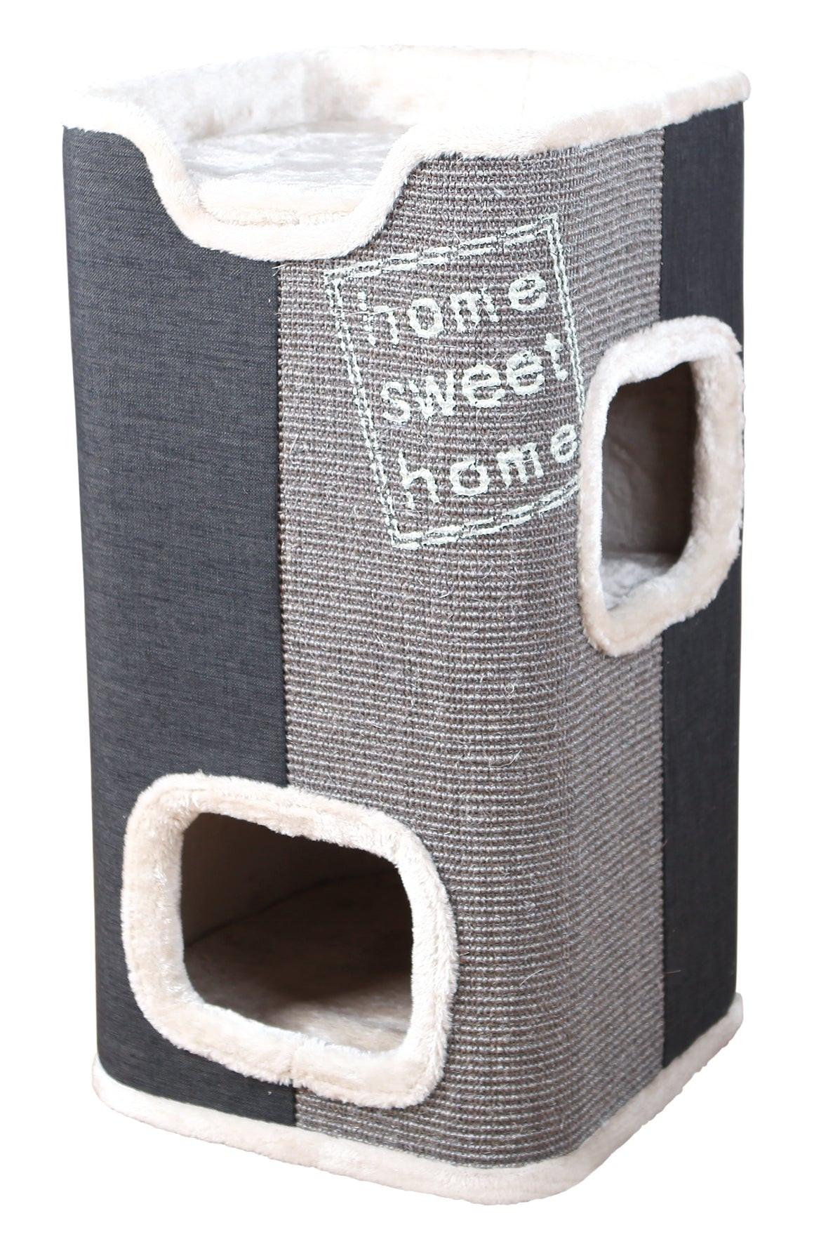 Trixie Jorge Cat Tower, 78 cm, anthracite/light grey/grey.